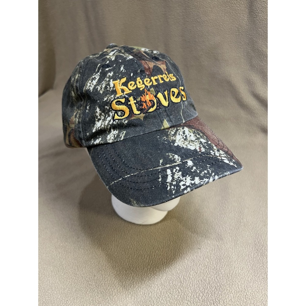 Kegerreis Stoves Camo Baseball Cap One Size Fits Most Adjustable Strap Outdoor